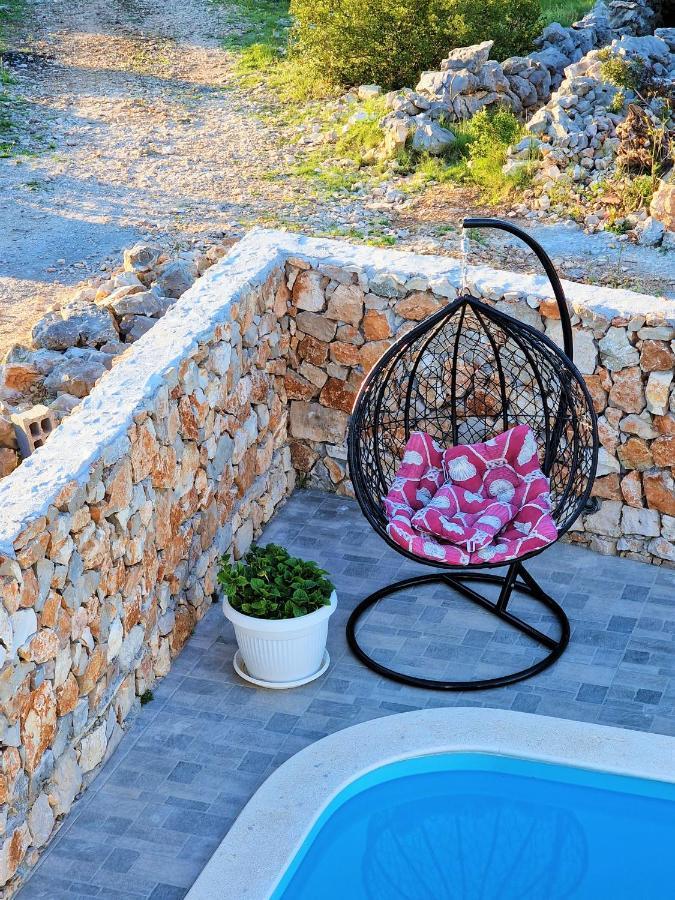 Anas Lagoon Holiday House With Pool At Azure Beach Mali Drvenik Exterior photo